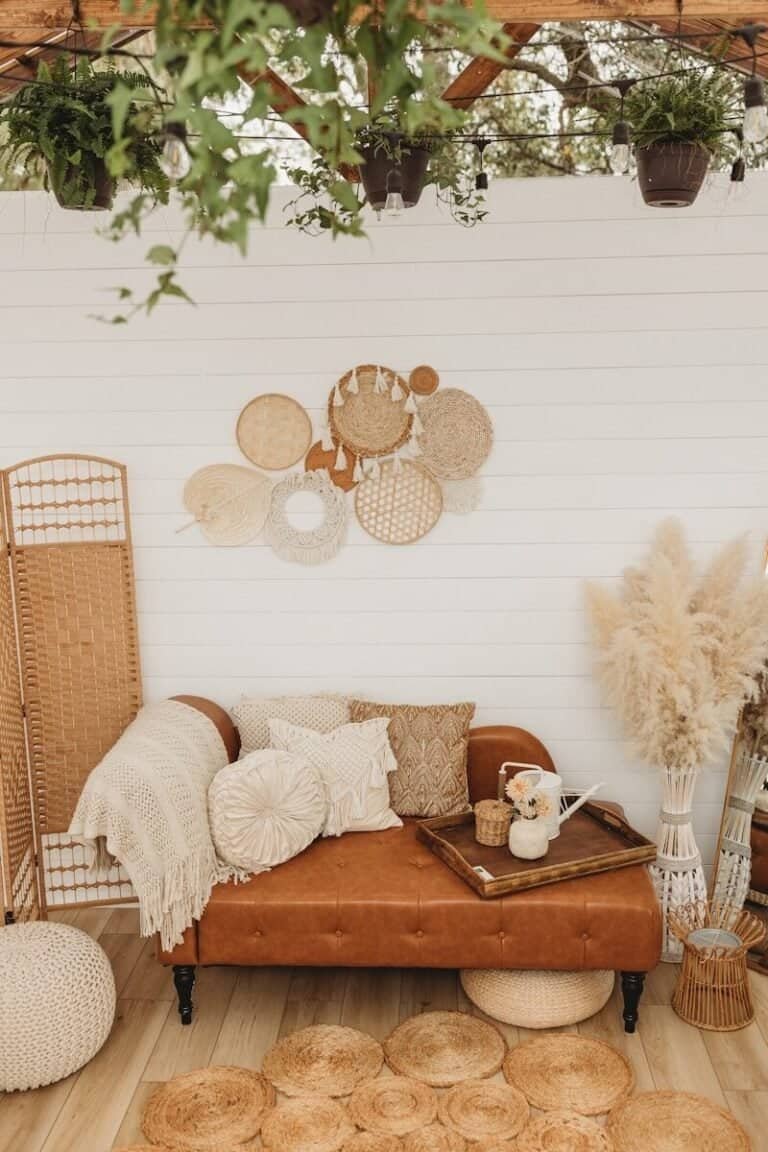 bohemian home decor a living room filled with lots of furniture and decor
